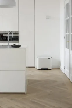 Outlet Brabantia Bo Pedalspand 11+23 L, Hvid