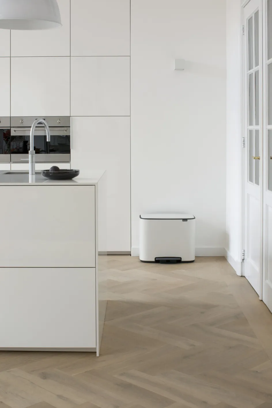 Outlet Brabantia Bo Pedalspand 11+23 L, Hvid