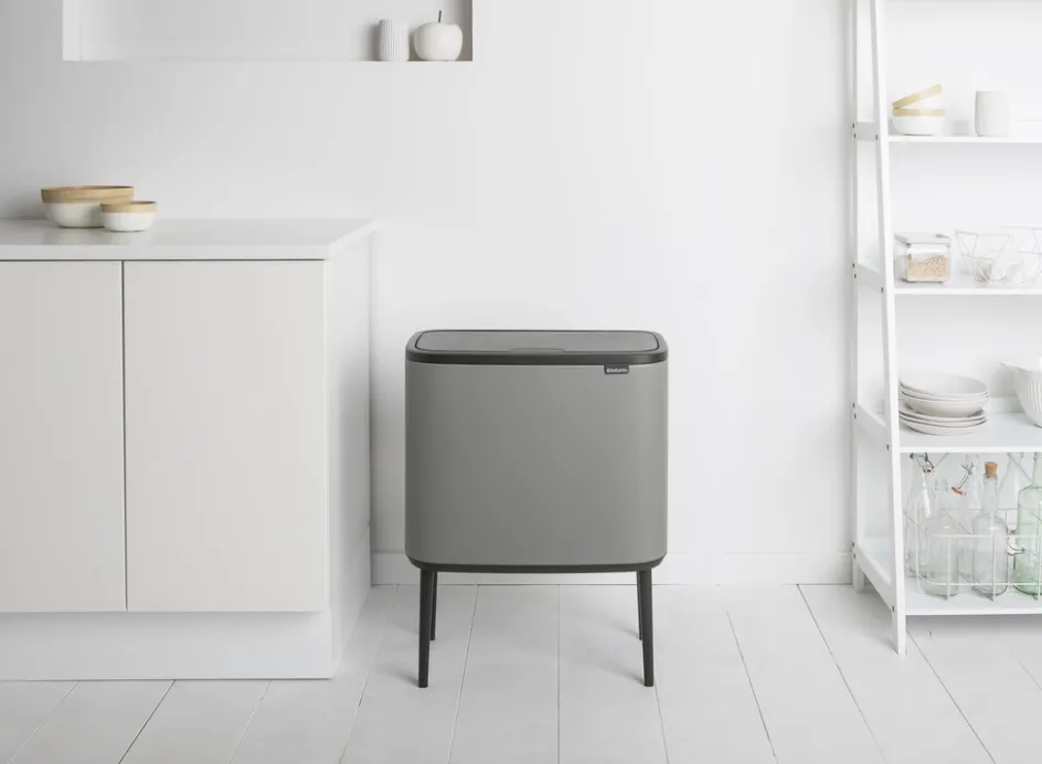Sale Brabantia Bo Touch Affaldsspand , Mineral Concrete Grey