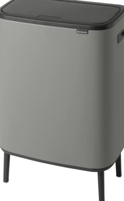Brabantia Bo Touch Affaldsspand Hi 2x30 L, Mineral Concrete Grey