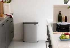 New Brabantia Bo Touch Affaldsspand , Lysegrå