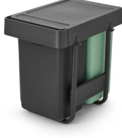 Brabantia Built in bin Sort&Go Affaldssortering Indbygningsmodul , Dark Grey