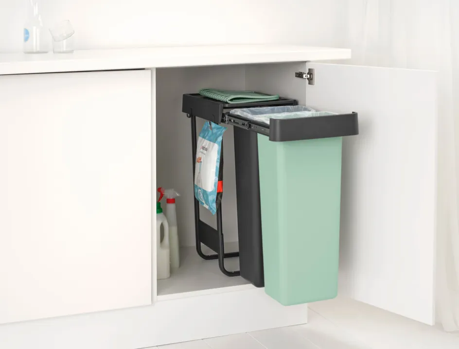Online Brabantia Built in bin Sort&Go Affaldssortering Indbygningsmodul , Dark Grey