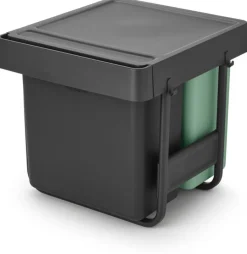 Clearance Brabantia Built in bin Sort&Go Affaldssortering Indbygningsmodul , Dark Grey