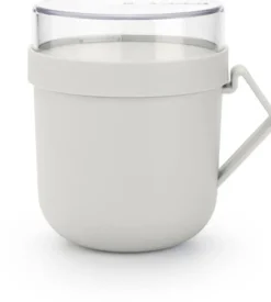 Outlet Brabantia Make & Take Suppekrus 0,6 L, Lys Grå