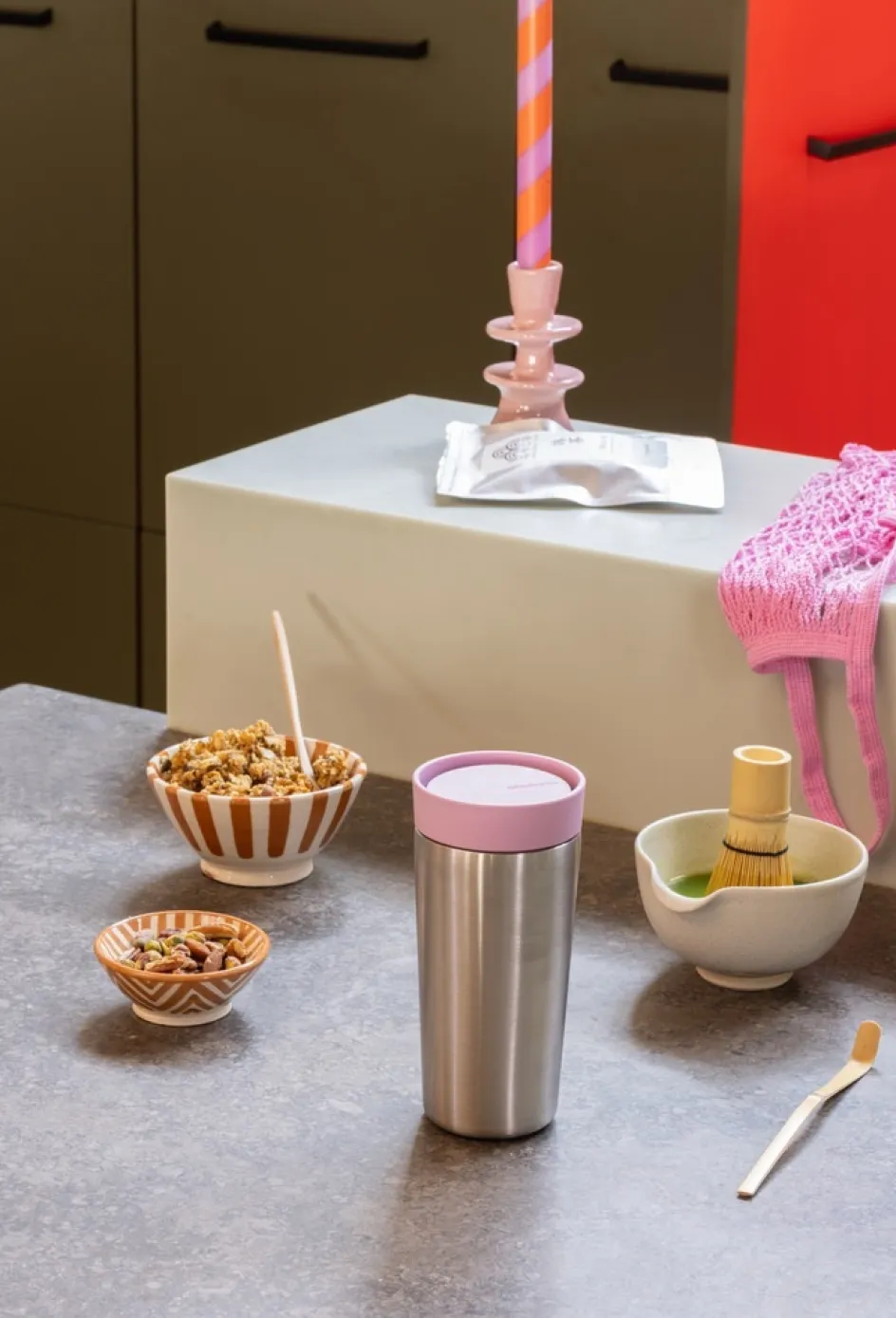 Brabantia Make & Take Termokop 0,36 L, Lilac Pink