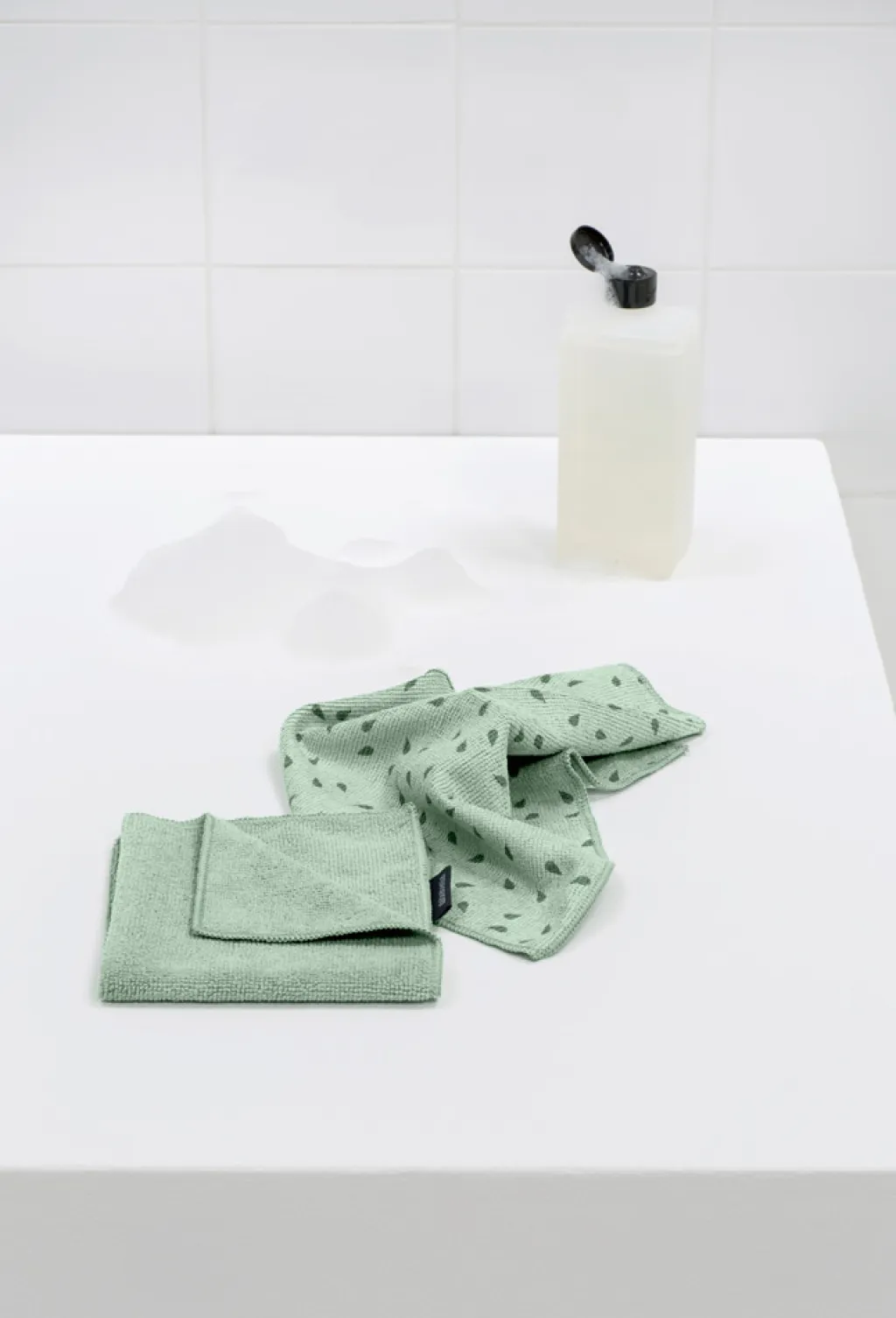 Brabantia Mikrofiberklude|Køkkentekstiler > Mikrofiber Opvaskeklud 2 stk, Jade Green