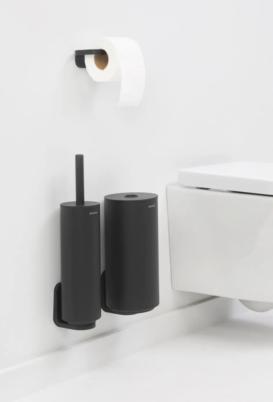 New Brabantia Mindset Toilettilbehørssæt 3 Dele, Mineral Infinite Grey