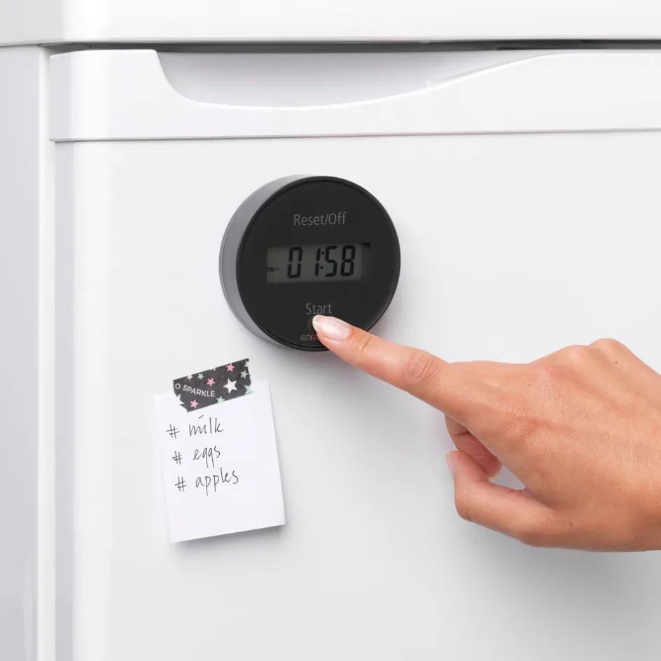 Discount Brabantia Minutur Magnetisk, Dark Grey