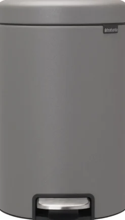 Outlet Brabantia NewIcon Pedalspand , Mineral Concrete Grey