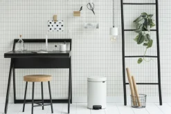 Brabantia NewIcon Pedalspand m. Metal Inderspand , Hvid
