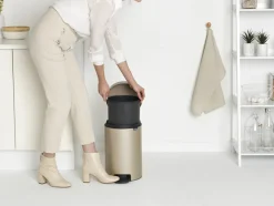 Hot Brabantia NewIcon Pedalspand , Metallic Gold