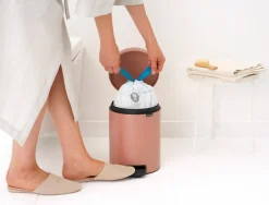 Sale Brabantia Newlcon Pedalspand 5 L, Warm Copper