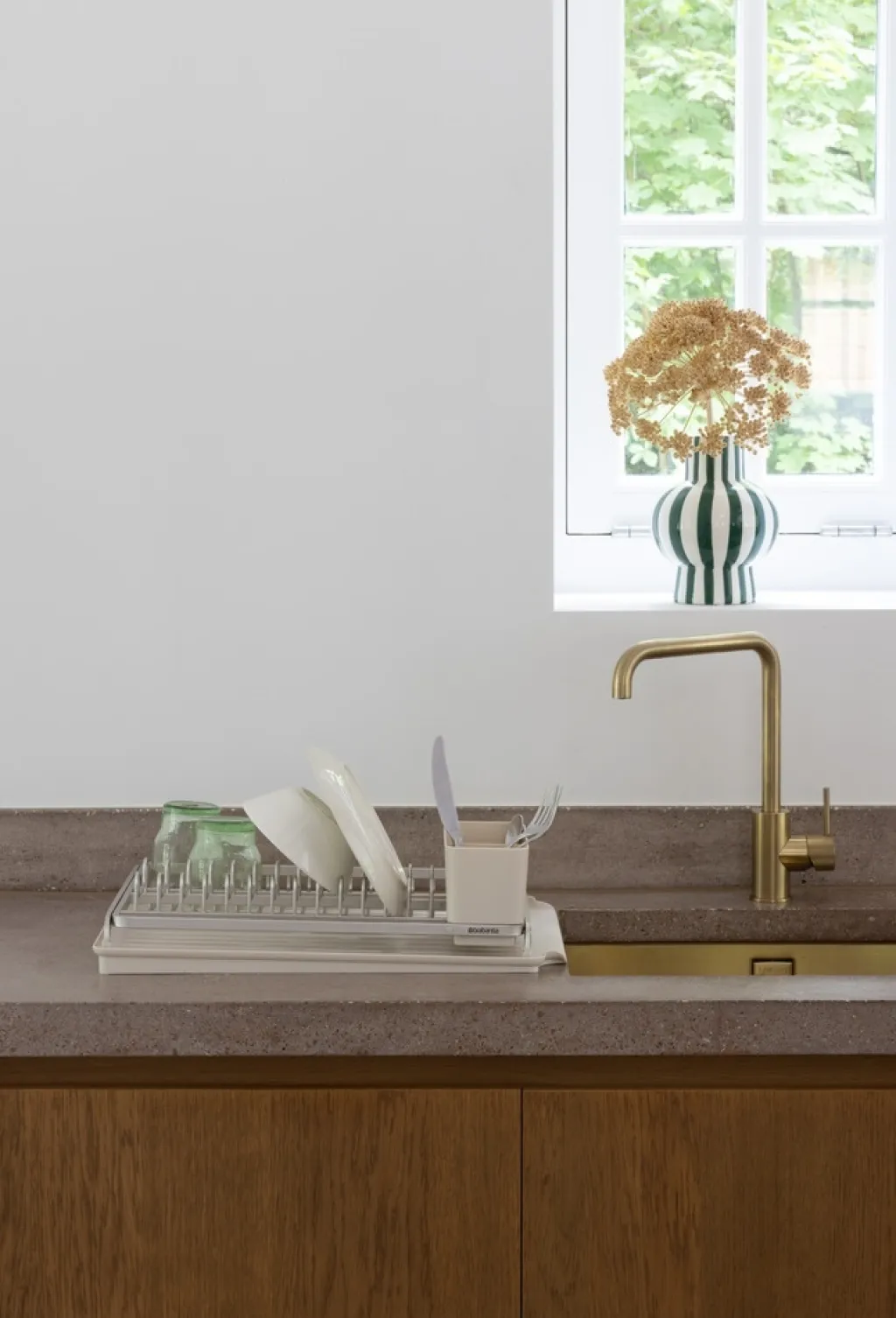 Brabantia Opvask|Opvask > Opvaskestativ m. Bakke , Soft Beige