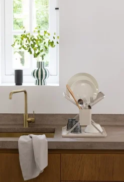 Online Opvaskestativ m. Bakke , Soft Beige Opvask|Opvask