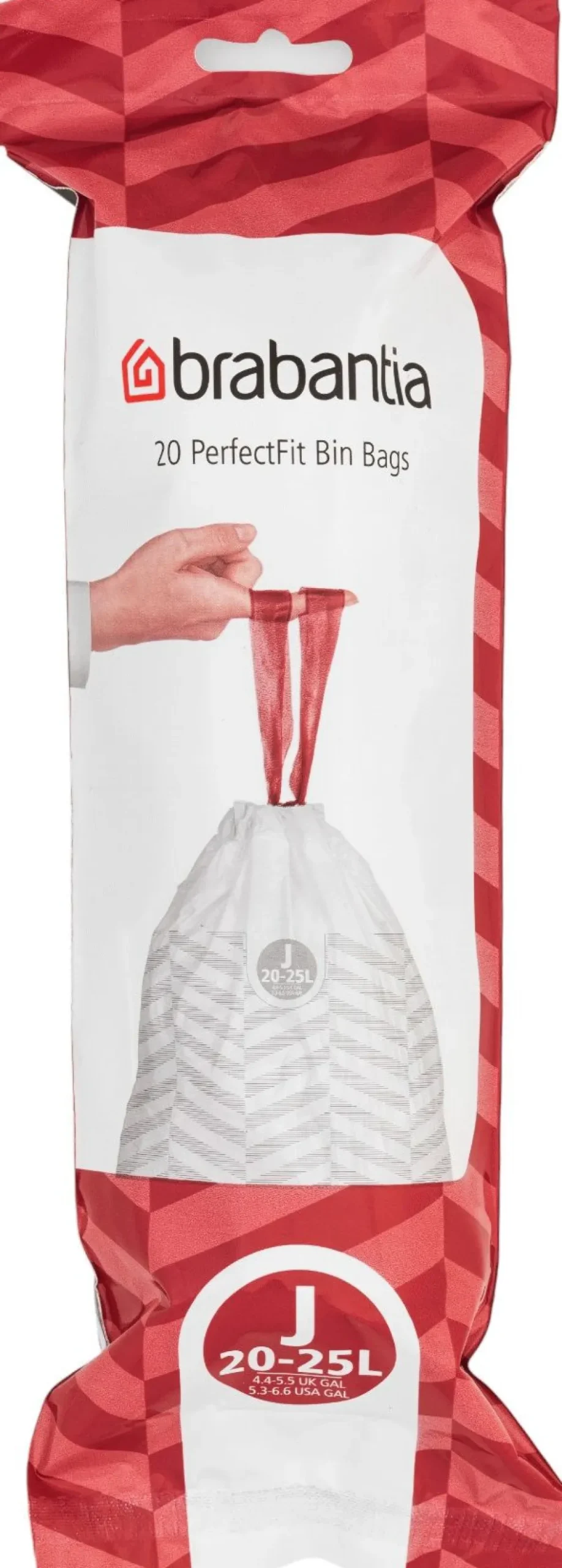 Sale Brabantia PerfectFit Affaldspose J 20 stk. 20-25 L, Hvid