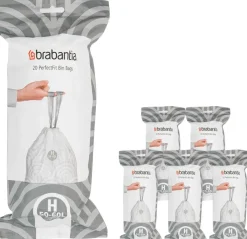Brabantia Affaldsspande Og Tilbehør|Affaldsspande > PerfectFit Affaldspose H 120 stk. 50-60 L, Hvid