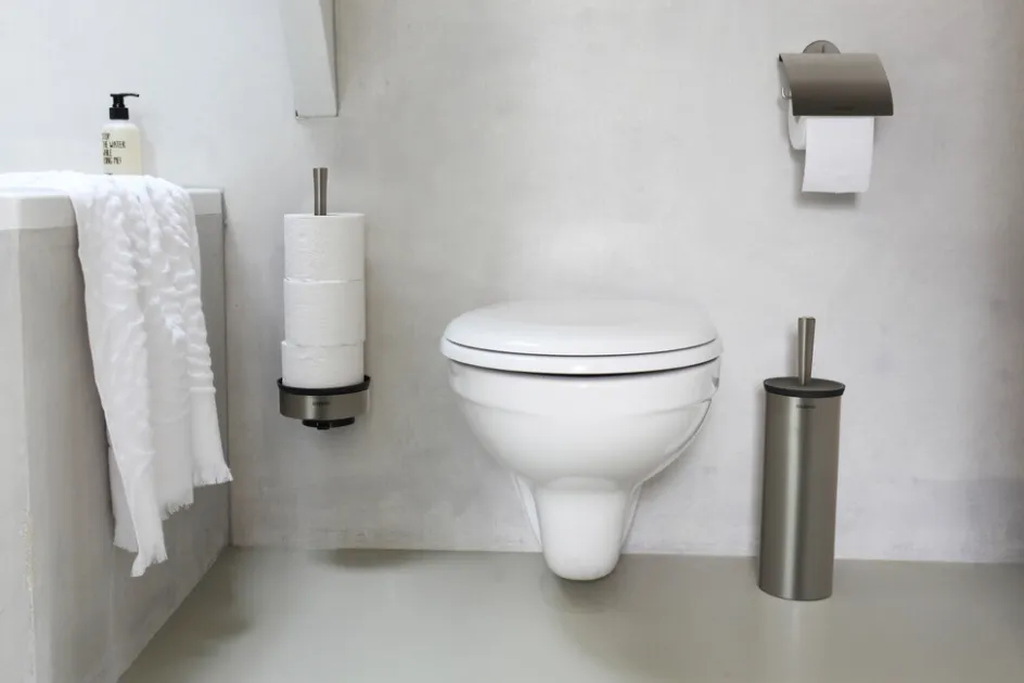 Brabantia Profile Toiletrulledispenser inkl. Vægbeslag, Platinum
