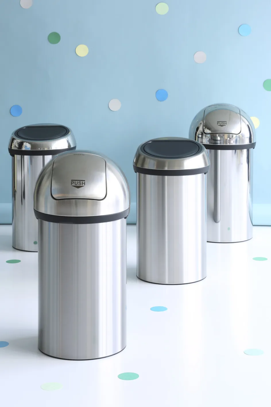 Best Brabantia Push Affaldsspand 60 L, Stål