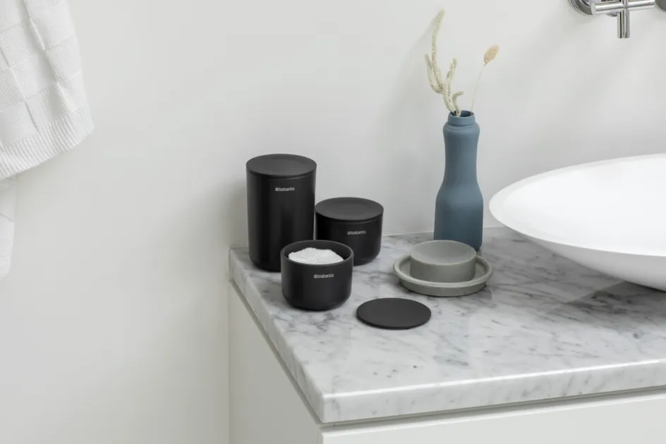 Outlet Brabantia ReNew Opbevaringsdåser 3 stk. H11,4 cm, Mørkegrå