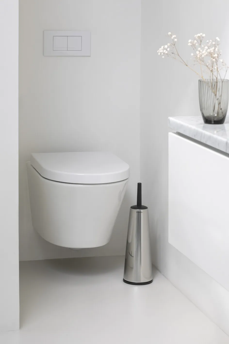 Sale Brabantia ReNew Toiletbørste m. Holder, Stål