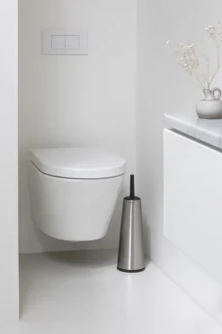 Best Brabantia ReNew Toiletbørste m. Holder, Mat Stål