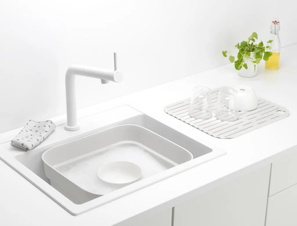 Brabantia Opvask|Opvask > Sink-Side Opvaskebalje m. Rist 37,4 cm,