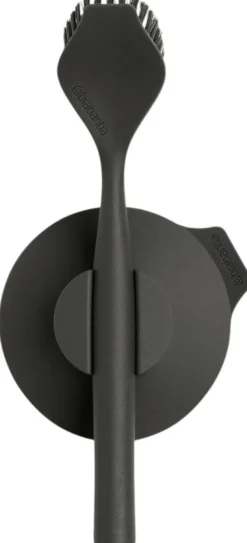 Discount Brabantia Sink-Side Opvaskebørste m. Sugekop, Mørkegrå