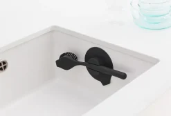 Discount Brabantia Sink-Side Opvaskebørste m. Sugekop, Mørkegrå