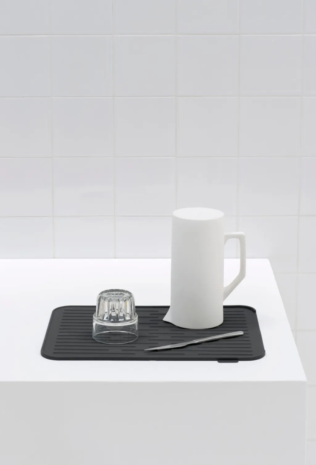 Brabantia Opvask|Opvask > Sink-Side Silikoneopvaskemåtte 43,8 cm, Mørkegrå