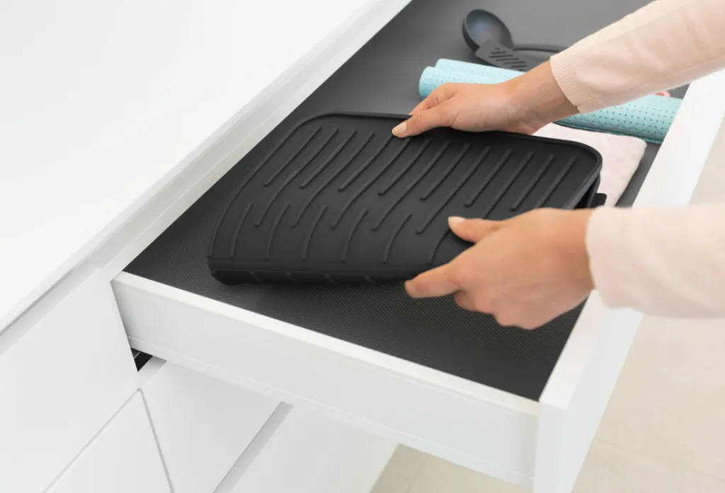 Brabantia Opvask|Opvask > Sink-Side Silikoneopvaskemåtte 43,8 cm, Mørkegrå