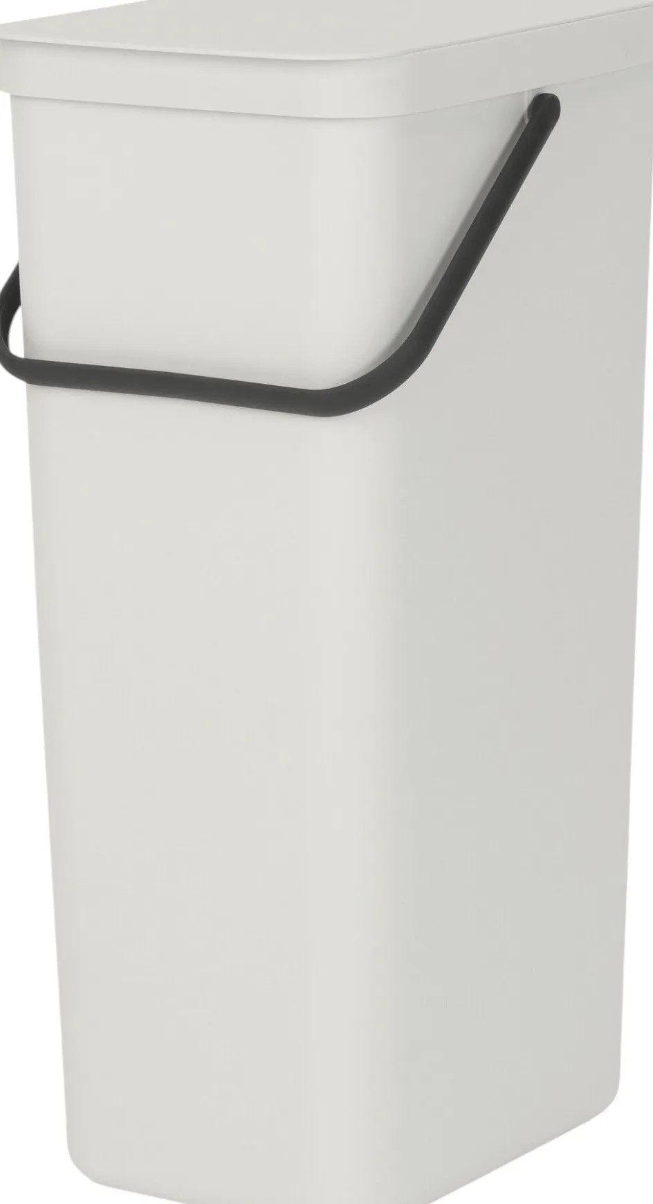 Outlet Brabantia Sort & Go Affaldsspand m. Låg 40 L, Lys Grå