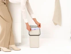 Brabantia Sort & Go Affaldsspand m. Låg 1, Soft Beige