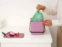 Clearance Brabantia Sort & Go Affaldsspand m. Låg , Lilac Pink
