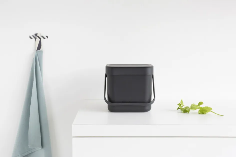 Discount Brabantia Sort & Go Affaldsspand m. Låg , Grå