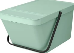 Discount Brabantia Sort & Go Affaldsspand Stabelbar 20 L, Jade Green