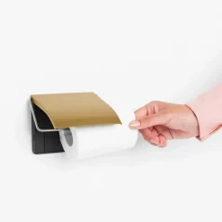New Toiletrulleholder, Warm Gold Badeværelse