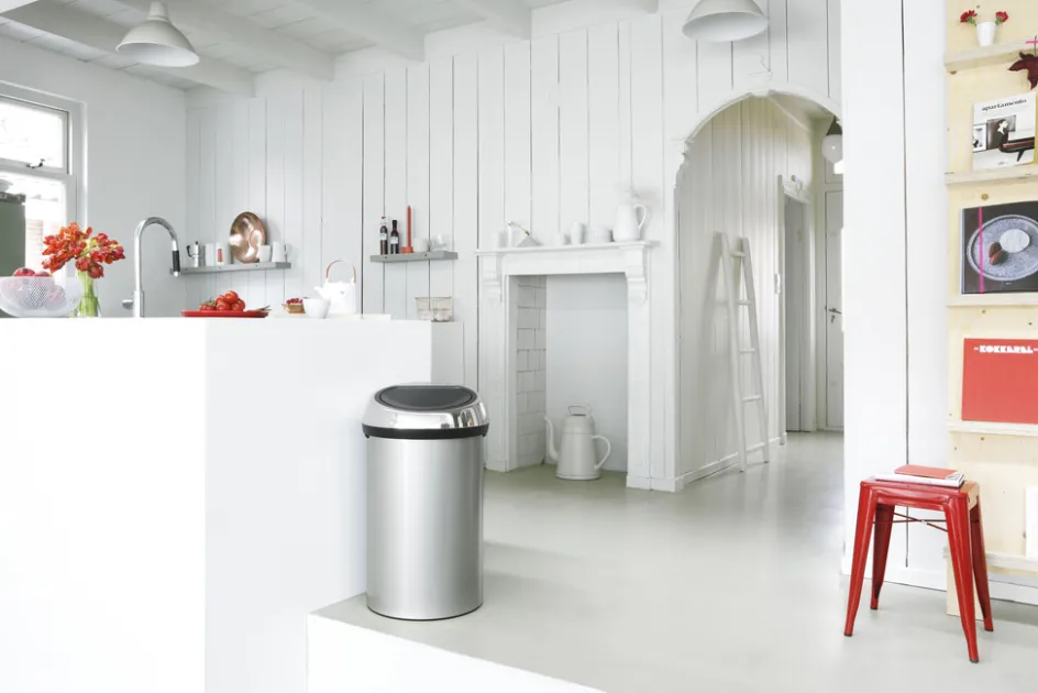 Clearance Brabantia Touch Affaldsspand , Metallic Grey