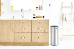 Discount Brabantia Touch Affaldsspand , Fingerprint Proof Mat Stål