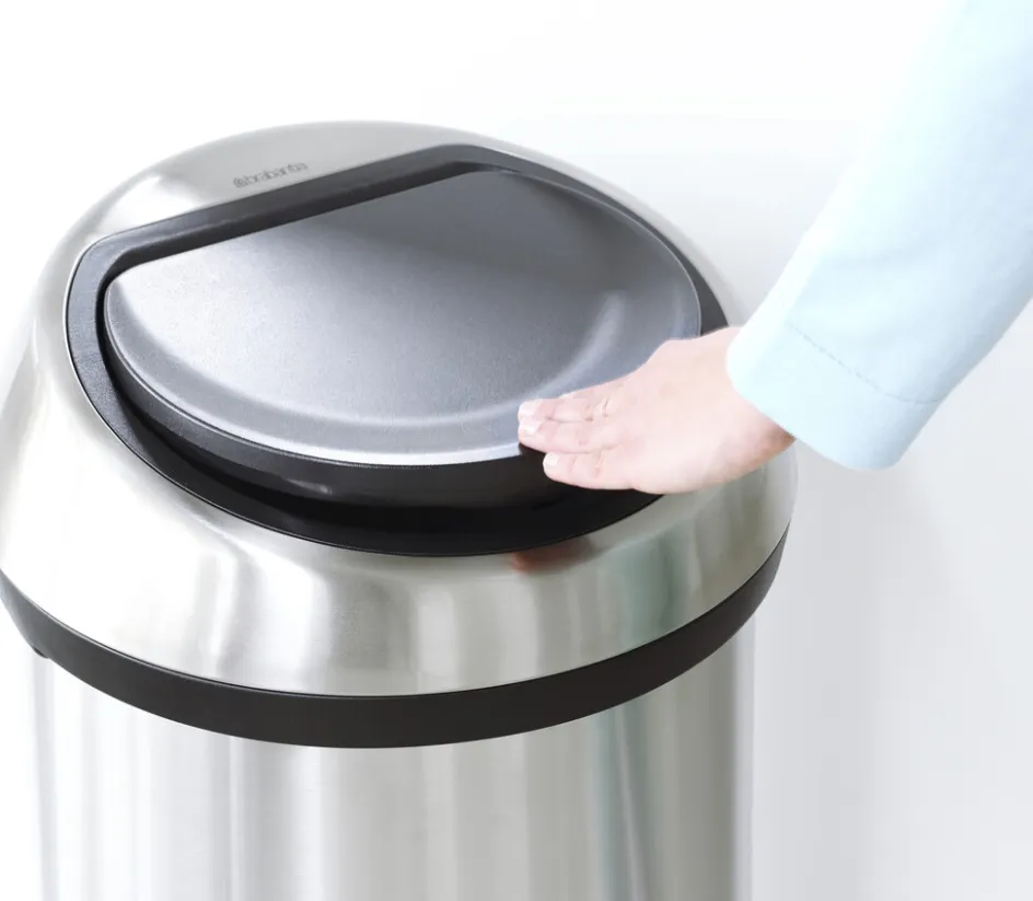 Hot Brabantia Touch Affaldsspand , Fingerprint Proof Mat Stål