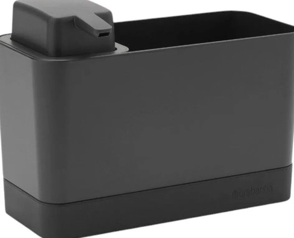 Online Brabantia Vask Organizer m. Sæbepumpe, Mørkegrå