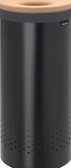 Hot Brabantia Vasketøjskurv m. Låg , Mat Sort