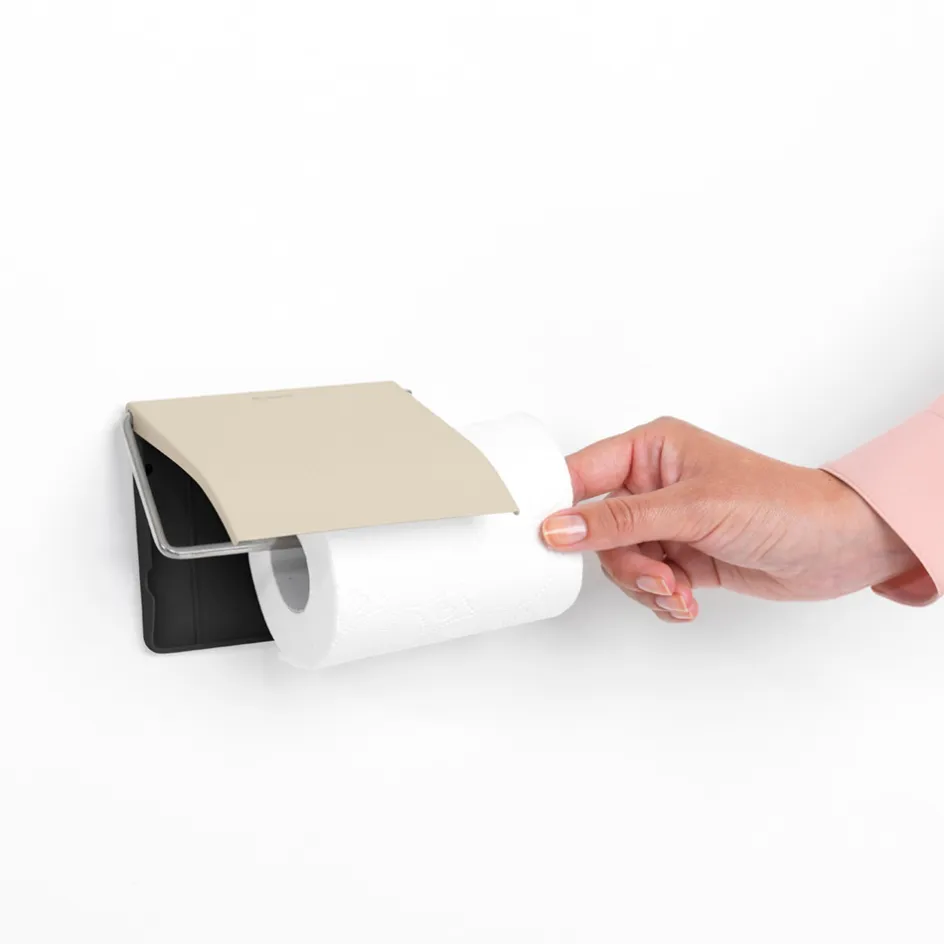 Discount Brabantia ReNew Toiletrulleholder, Soft Beige