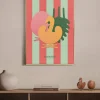 Sale Designikoner Plakat 70x100 cm, Rød Stue|Vægdekorationer Og Plakater