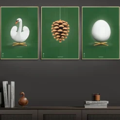 Online Brainchild Ægget Plakat 50x70 cm, Grøn