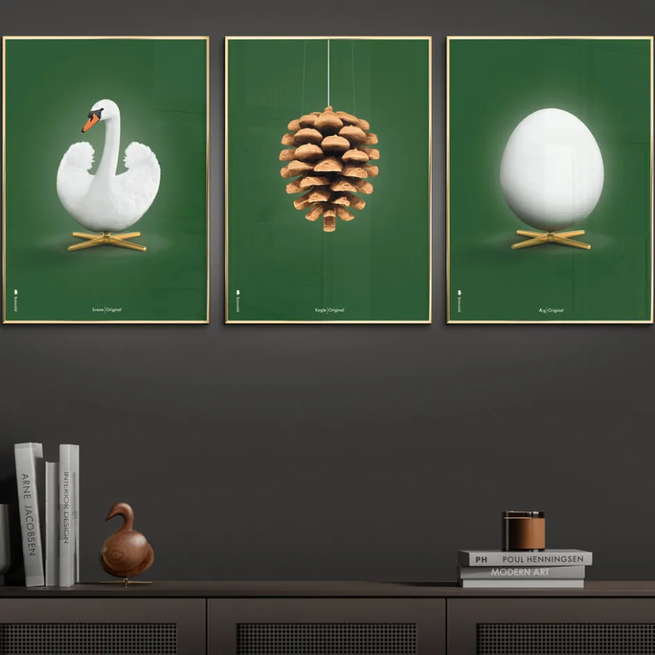 Online Brainchild Ægget Plakat 50x70 cm, Grøn