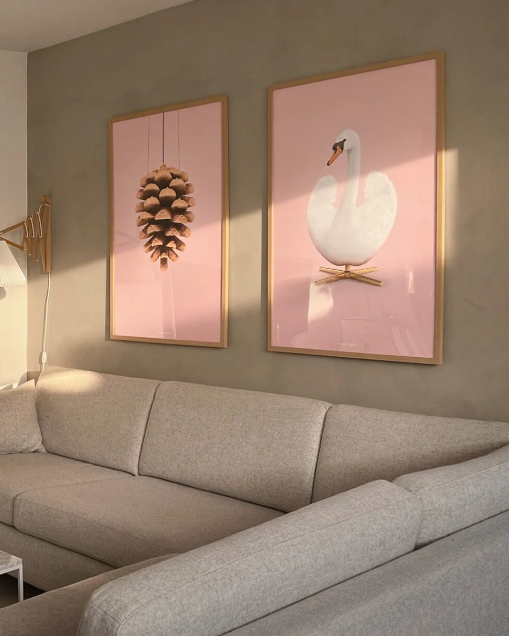 Outlet Svanen Plakat 50x70 cm, Stue|Vægdekorationer Og Plakater