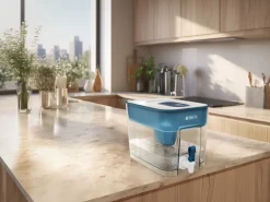 Brita Vandfilterkande > Flow Vandfilterbeholder 8,2 L, Blå