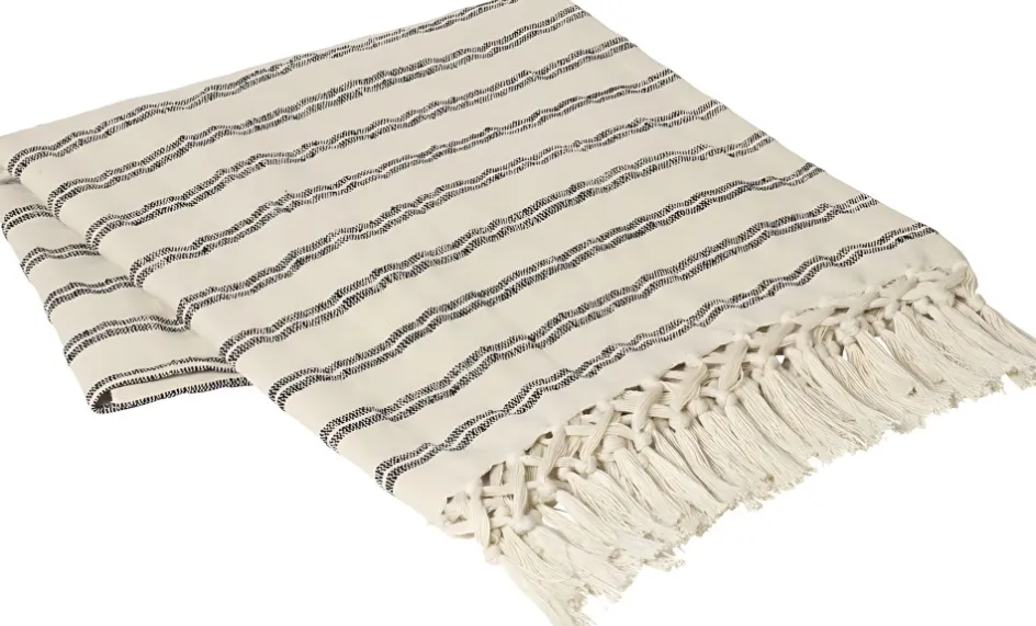 Best Broste Copenhagen Elly Plaid 130x160 cm, Sort