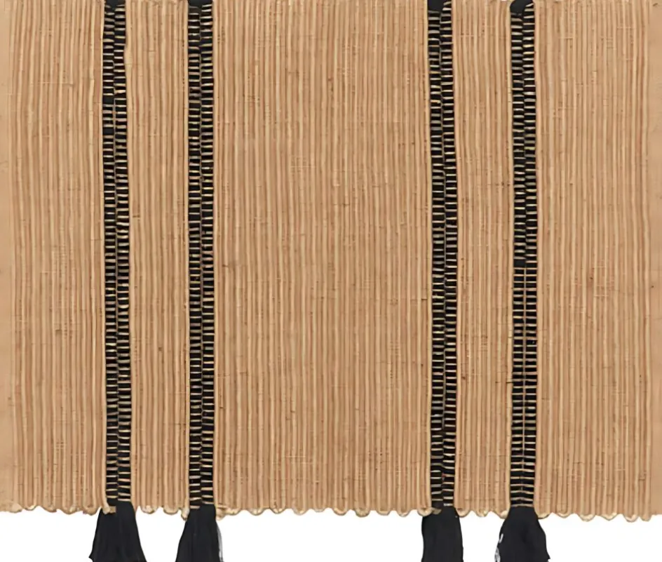 Sale Broste Copenhagen Ezra Dørmåtte 50x70 cm, Natural/Black